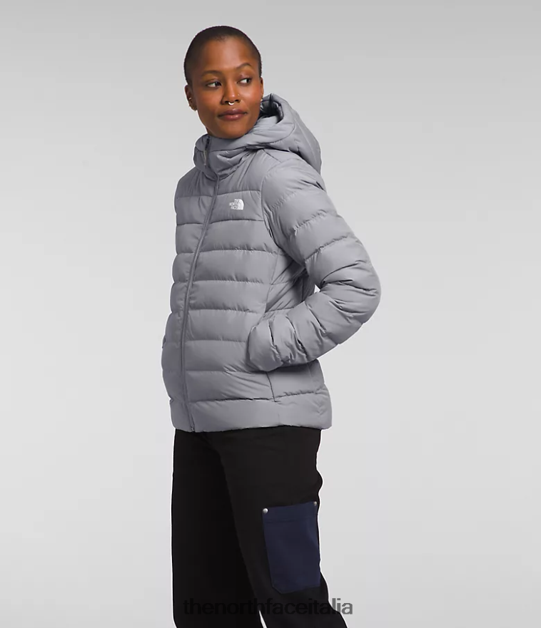 The North Face vestiario 460N8D370 fusione di grigio donne Felpa con cappuccio Aconcagua 3