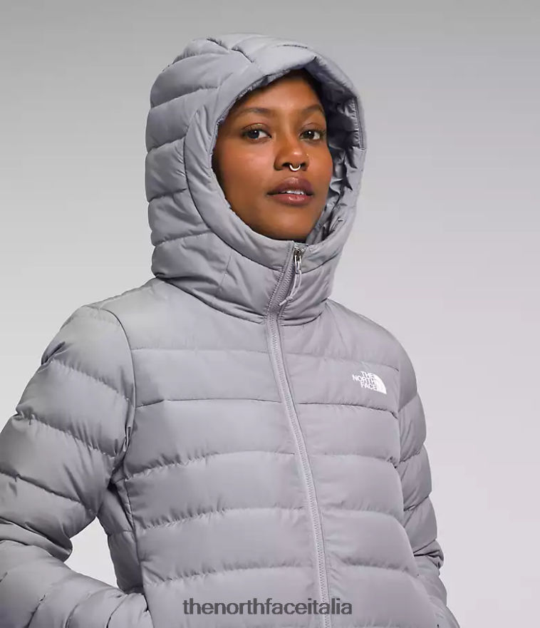 The North Face vestiario 460N8D370 fusione di grigio donne Felpa con cappuccio Aconcagua 3