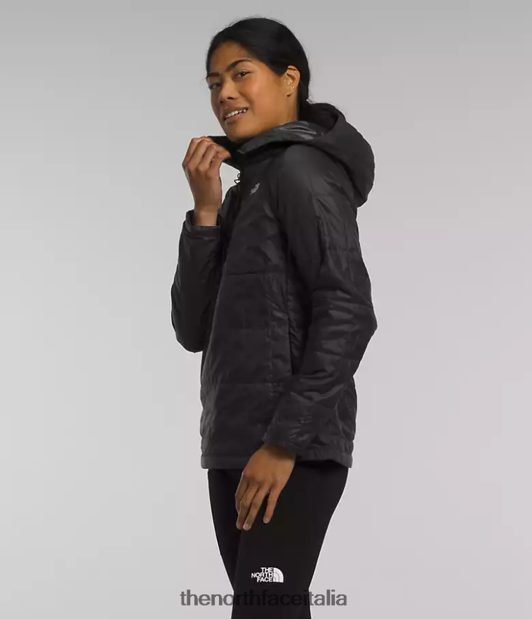 The North Face vestiario 460N8D504 grazie nero donne maglione con cerniera circaloft