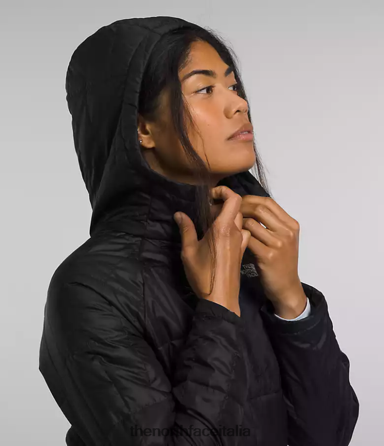 The North Face vestiario 460N8D504 grazie nero donne maglione con cerniera circaloft