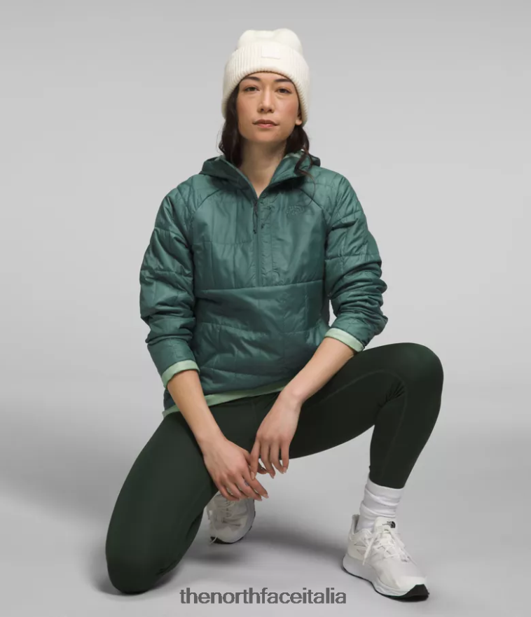 The North Face vestiario 460N8D505 salvia scura/salvia nebbiosa donne maglione con cerniera circaloft