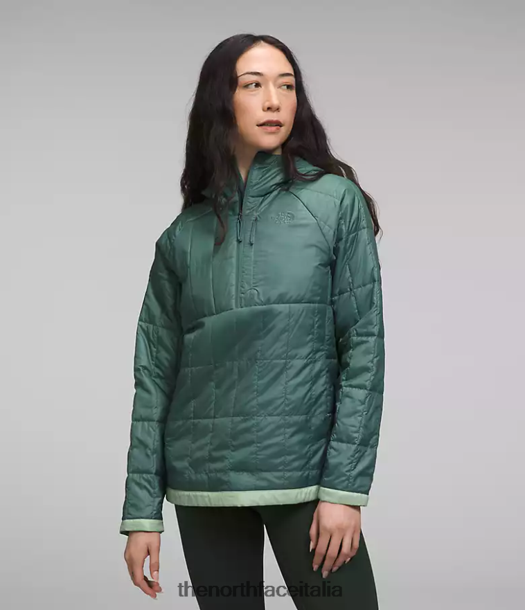 The North Face vestiario 460N8D505 salvia scura/salvia nebbiosa donne maglione con cerniera circaloft