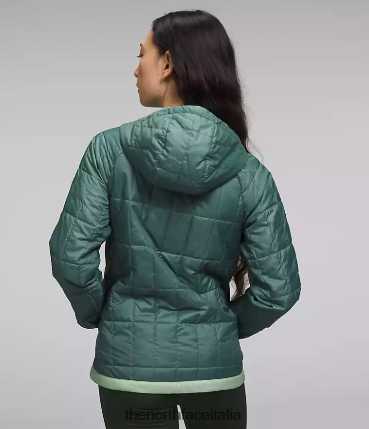 The North Face vestiario 460N8D505 salvia scura/salvia nebbiosa donne maglione con cerniera circaloft