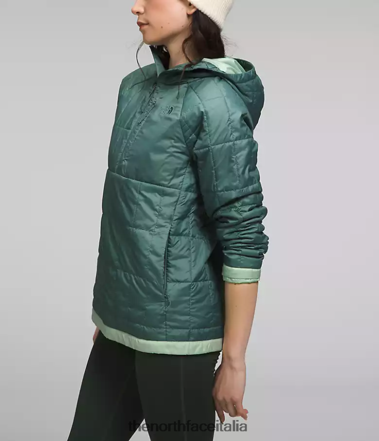 The North Face vestiario 460N8D505 salvia scura/salvia nebbiosa donne maglione con cerniera circaloft