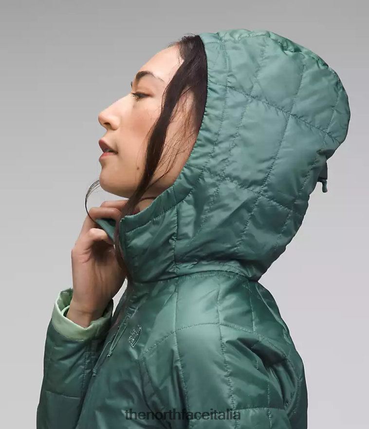 The North Face vestiario 460N8D505 salvia scura/salvia nebbiosa donne maglione con cerniera circaloft