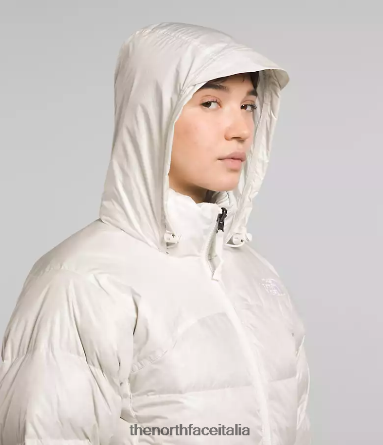 The North Face vestiario 460N8D802 gardenia bianca donne Giacca nuptse retrò del 2000