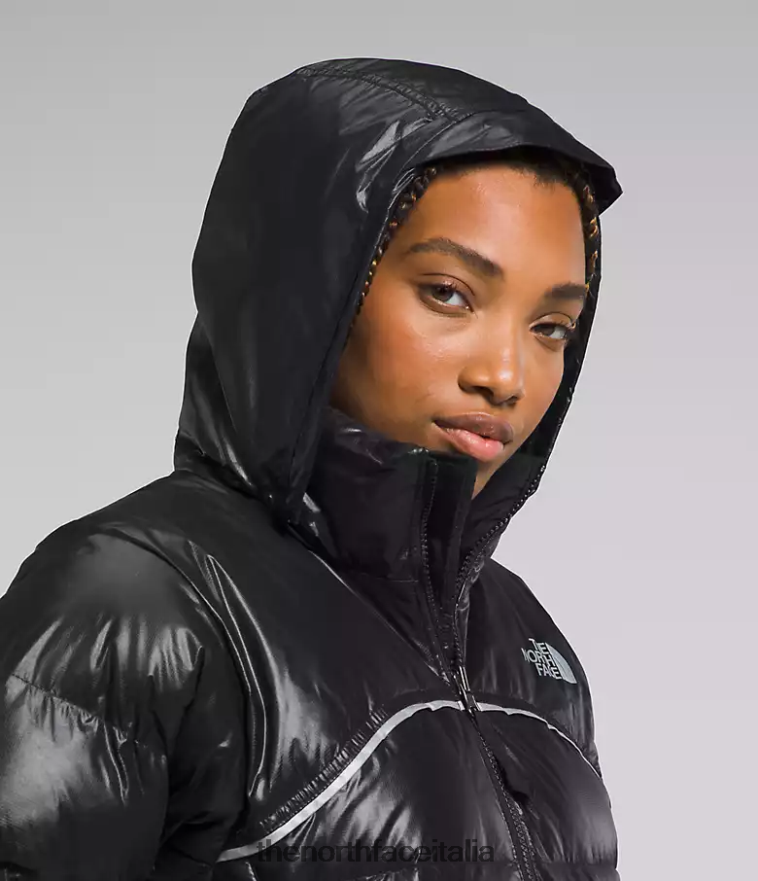 The North Face vestiario 460N8D803 grazie nero donne Giacca nuptse retrò del 2000