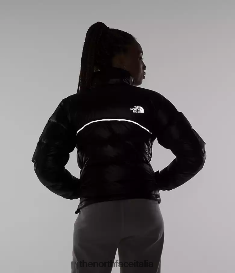 The North Face vestiario 460N8D803 grazie nero donne Giacca nuptse retrò del 2000