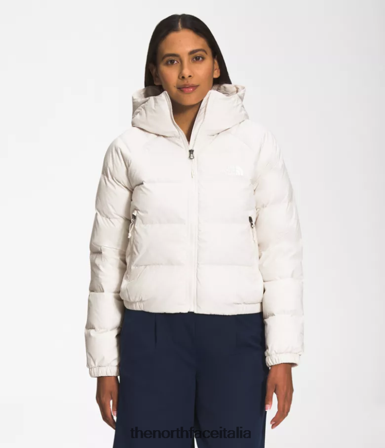 The North Face vestiario 460N8D890 gardenia bianca donne Felpa con cappuccio in piumino idrenalite