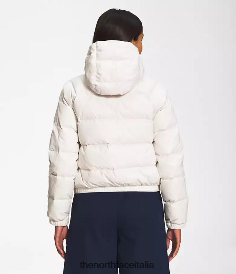 The North Face vestiario 460N8D890 gardenia bianca donne Felpa con cappuccio in piumino idrenalite