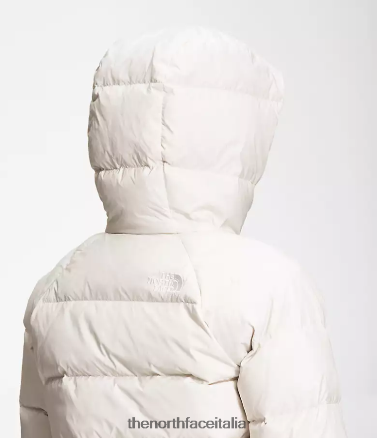 The North Face vestiario 460N8D890 gardenia bianca donne Felpa con cappuccio in piumino idrenalite