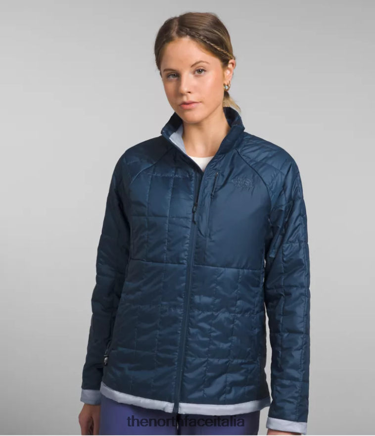 The North Face vestiario 460N8D939 pervinca blu ombroso/polveroso donne giacca circaloft