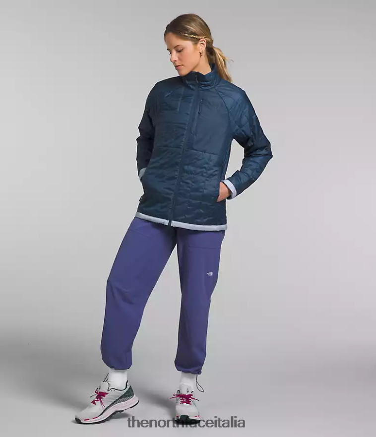 The North Face vestiario 460N8D939 pervinca blu ombroso/polveroso donne giacca circaloft