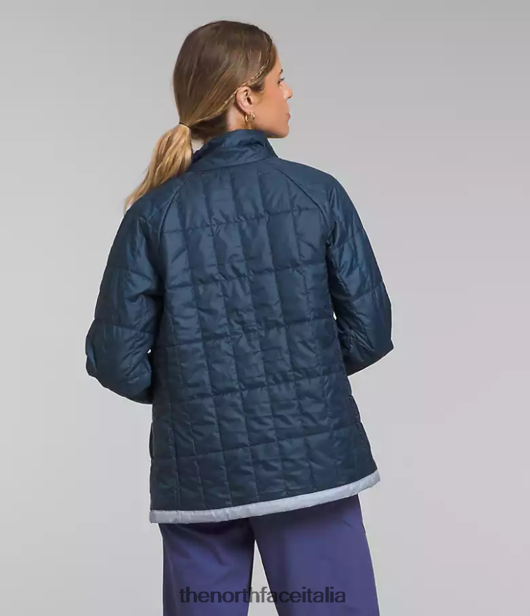 The North Face vestiario 460N8D939 pervinca blu ombroso/polveroso donne giacca circaloft