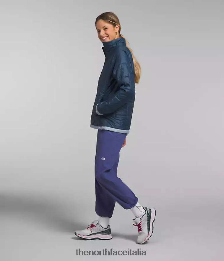 The North Face vestiario 460N8D939 pervinca blu ombroso/polveroso donne giacca circaloft