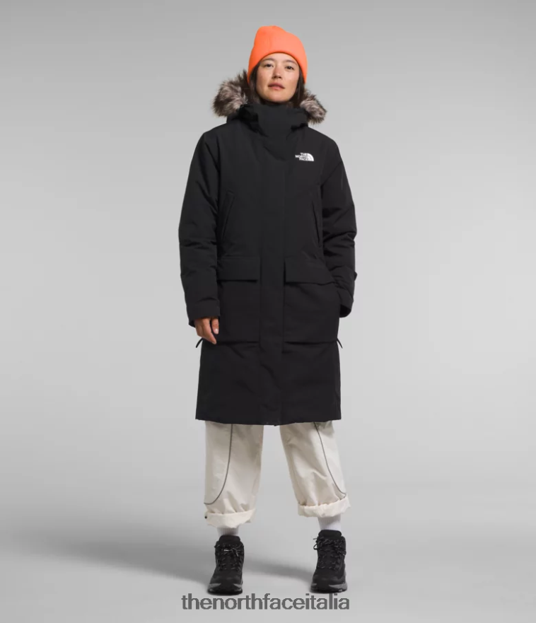 The North Face vestiario 460N8D1315 grazie nero donne parka artico premium