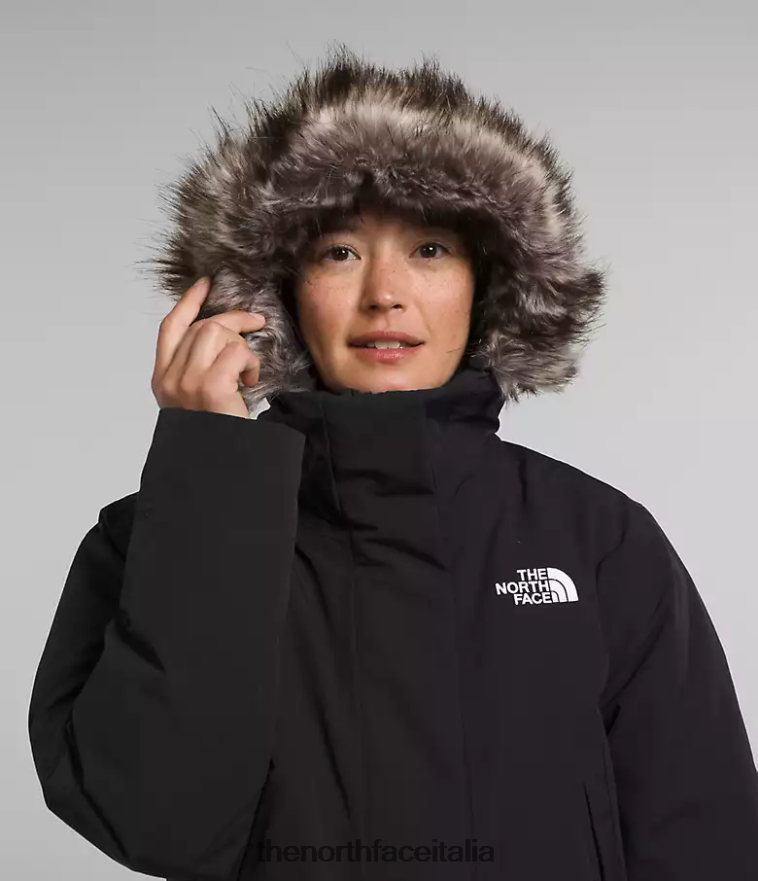 The North Face vestiario 460N8D1315 grazie nero donne parka artico premium