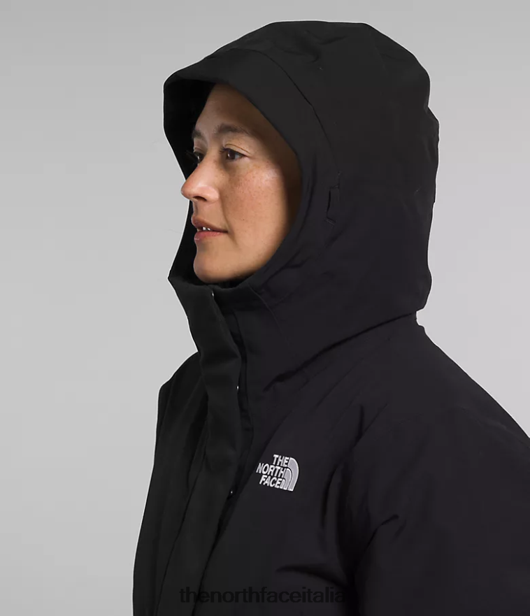 The North Face vestiario 460N8D1315 grazie nero donne parka artico premium
