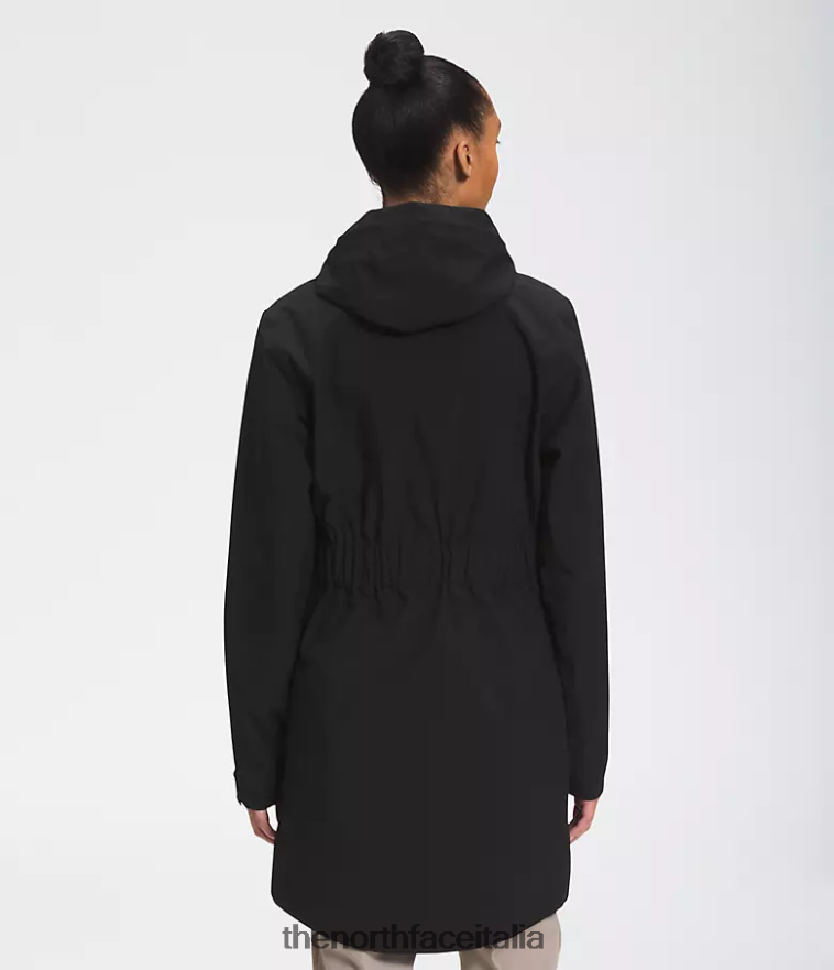 The North Face vestiario 460N8D152 grazie nero donne Parka antipioggia City Breeze ii