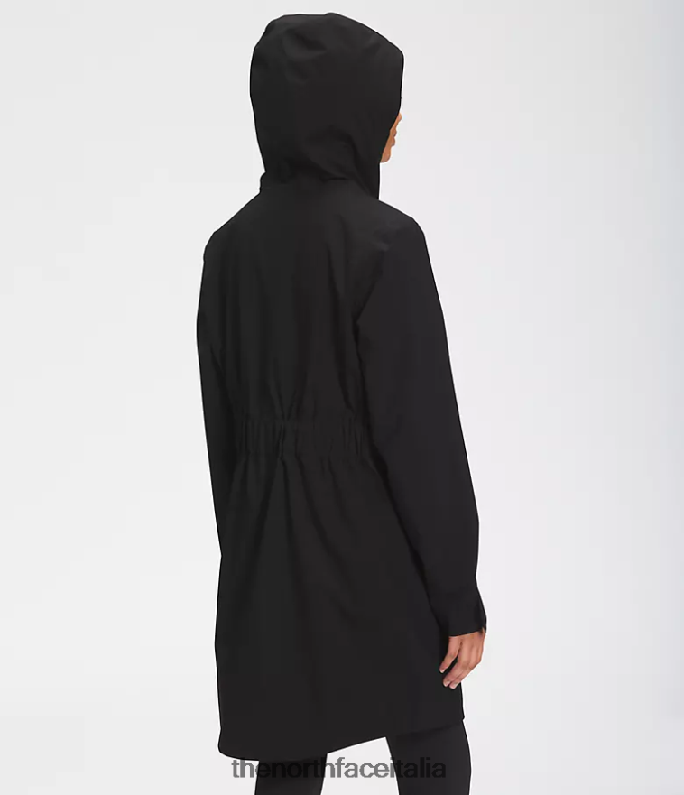 The North Face vestiario 460N8D152 grazie nero donne Parka antipioggia City Breeze ii