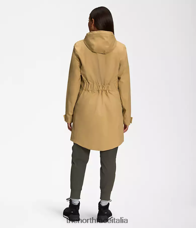The North Face vestiario 460N8D154 abbronzatura antilope donne Parka antipioggia City Breeze ii