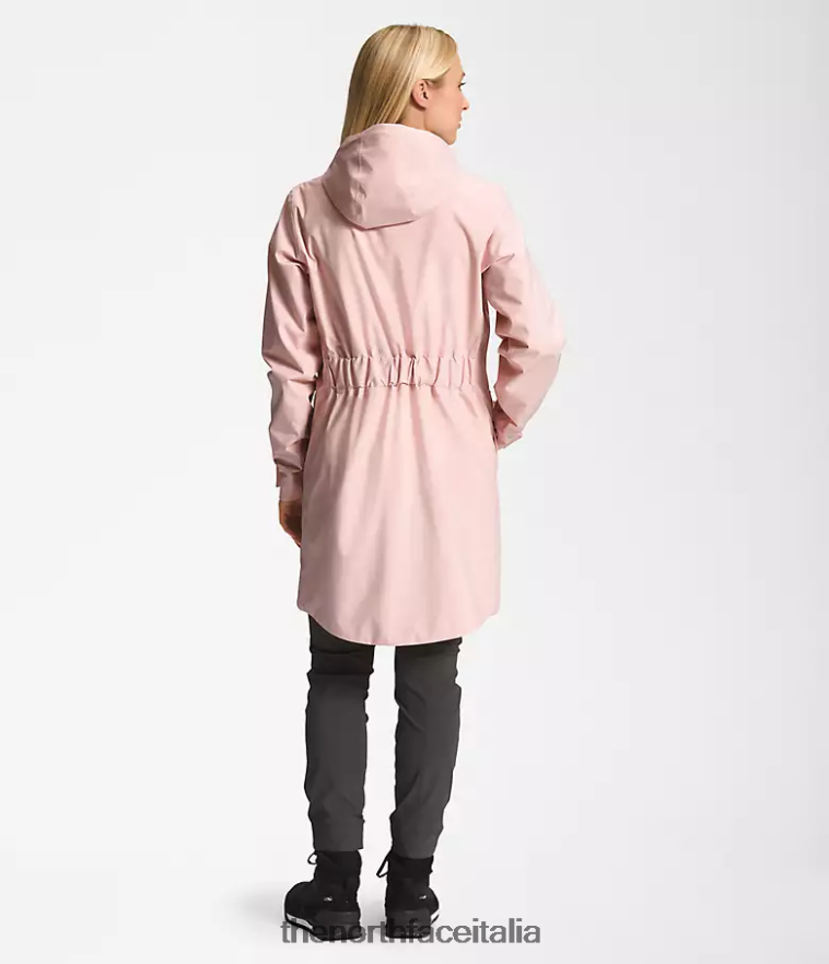 The North Face vestiario 460N8D155 muschio rosa donne Parka antipioggia City Breeze ii