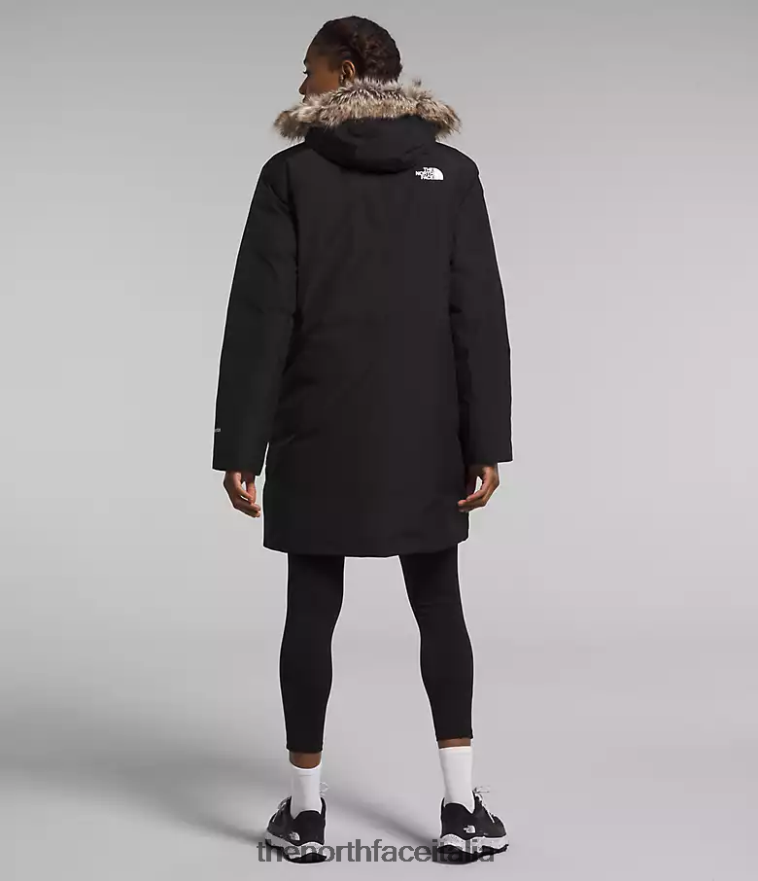 The North Face vestiario 460N8D236 grazie nero donne parka artico gtx