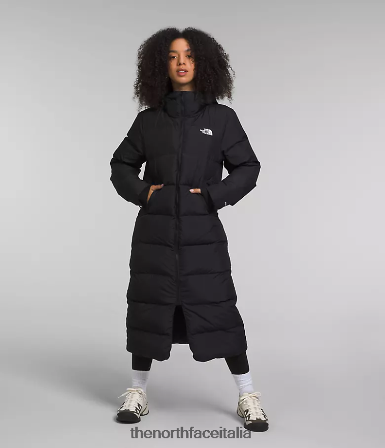 The North Face vestiario 460N8D371 grazie nero donne parka tripla c