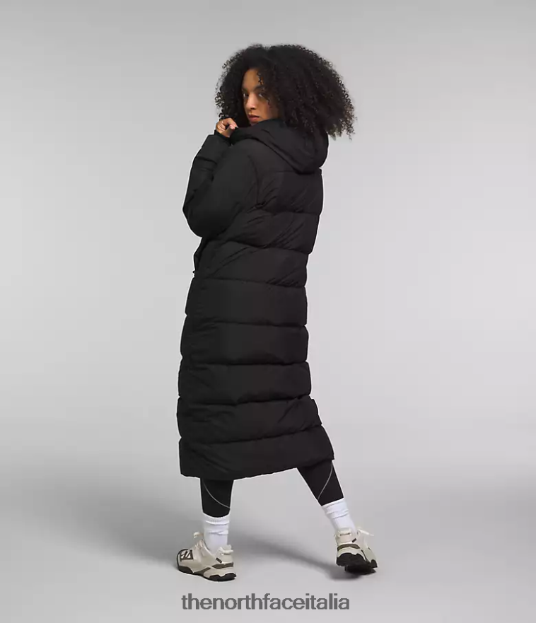 The North Face vestiario 460N8D371 grazie nero donne parka tripla c