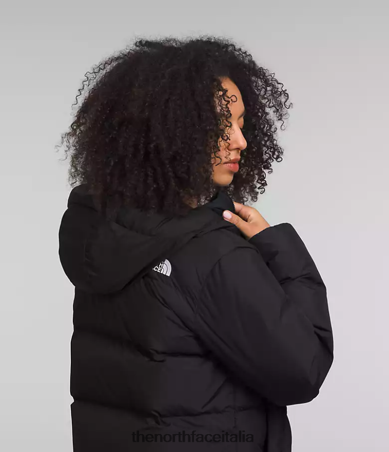 The North Face vestiario 460N8D371 grazie nero donne parka tripla c