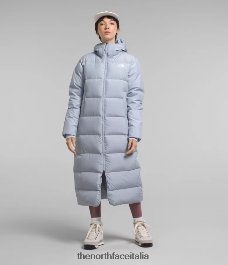 The North Face vestiario 460N8D372 pervinca polverosa donne parka tripla c