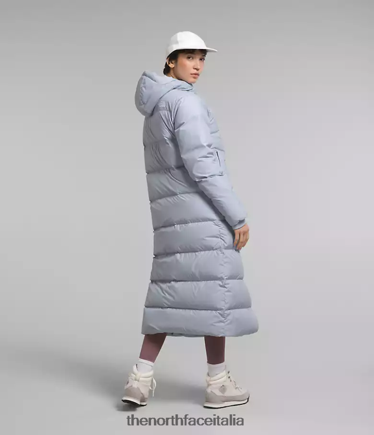 The North Face vestiario 460N8D372 pervinca polverosa donne parka tripla c