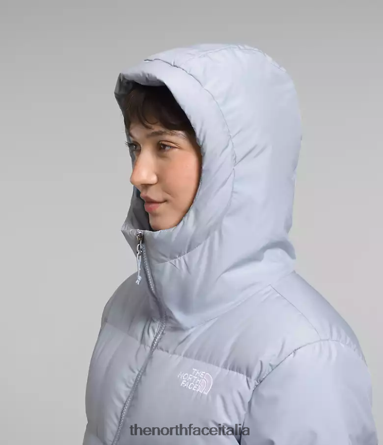 The North Face vestiario 460N8D372 pervinca polverosa donne parka tripla c