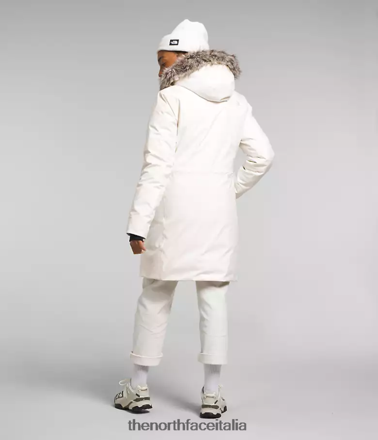 The North Face vestiario 460N8D507 gardenia bianca donne parka artico