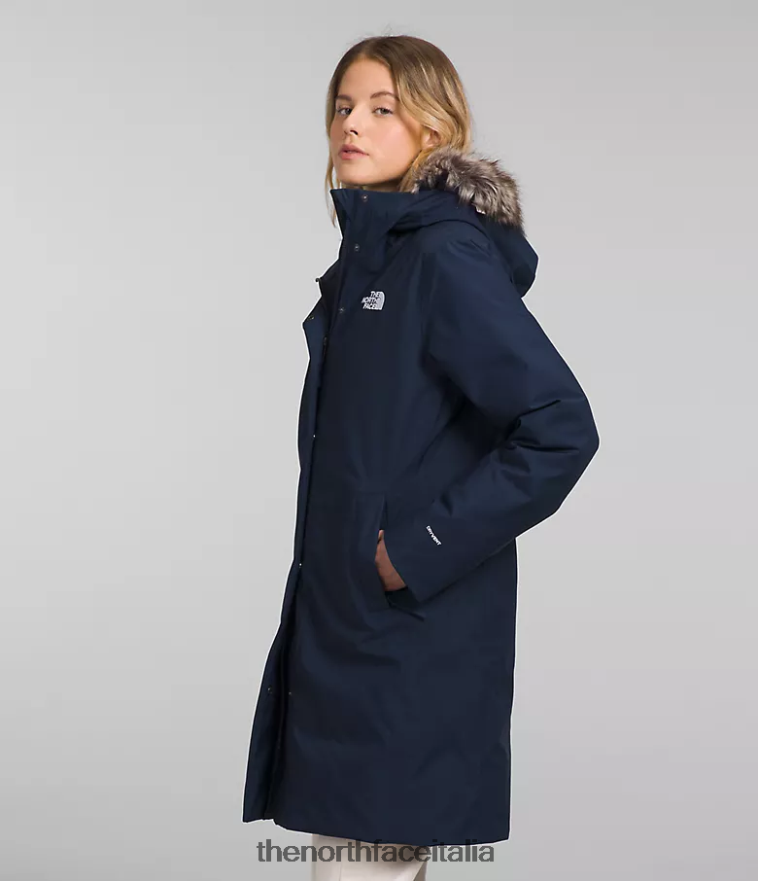 The North Face vestiario 460N8D508 marina del vertice donne parka artico