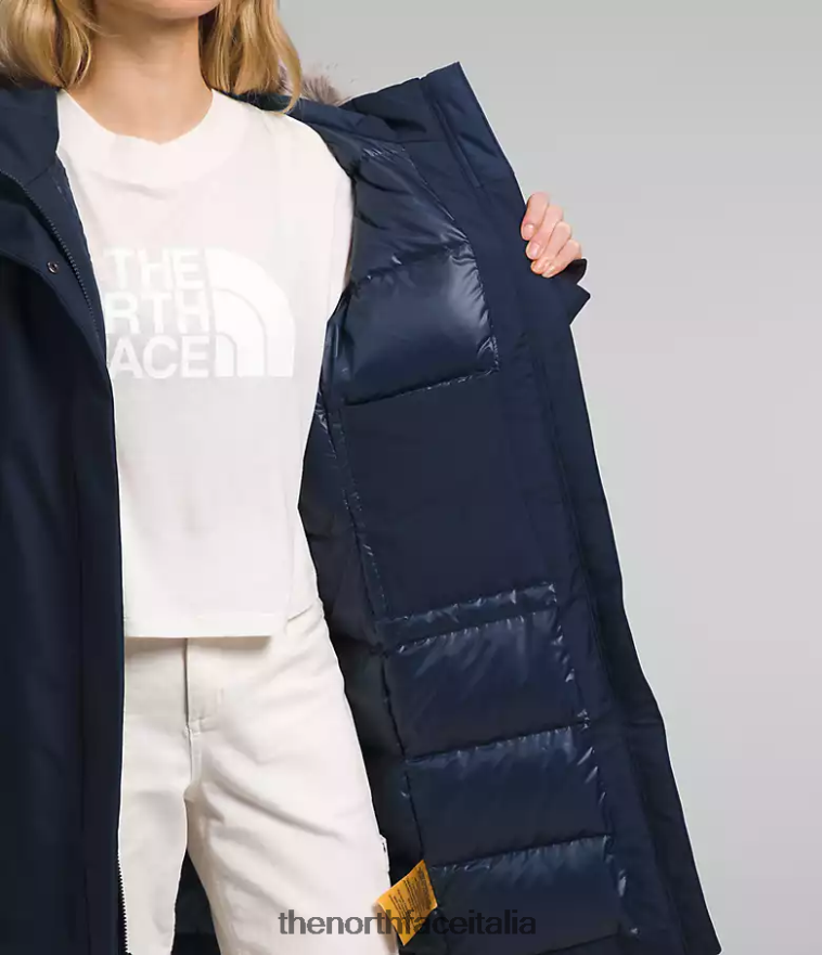 The North Face vestiario 460N8D508 marina del vertice donne parka artico