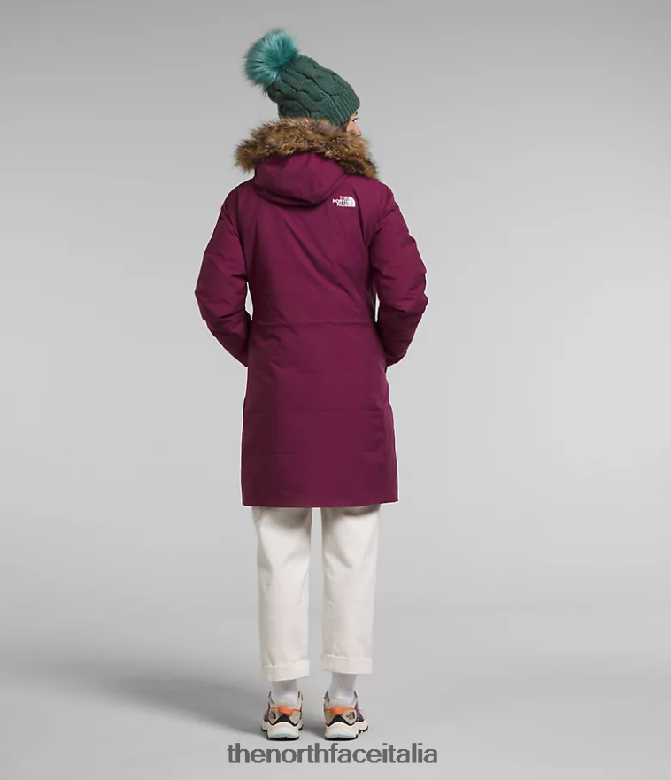 The North Face vestiario 460N8D509 boysenberry donne parka artico