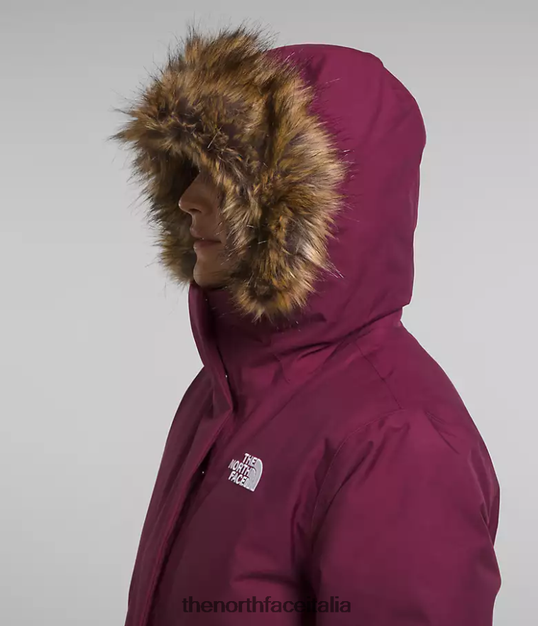 The North Face vestiario 460N8D509 boysenberry donne parka artico
