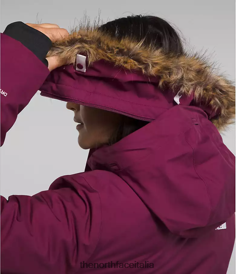 The North Face vestiario 460N8D509 boysenberry donne parka artico