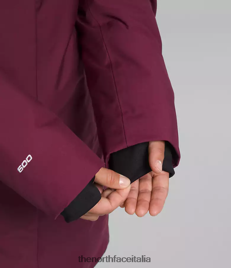 The North Face vestiario 460N8D509 boysenberry donne parka artico