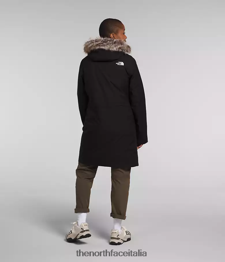 The North Face vestiario 460N8D510 grazie nero donne parka artico