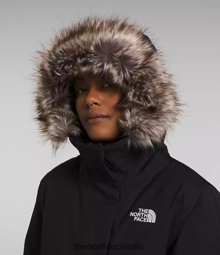 The North Face vestiario 460N8D510 grazie nero donne parka artico