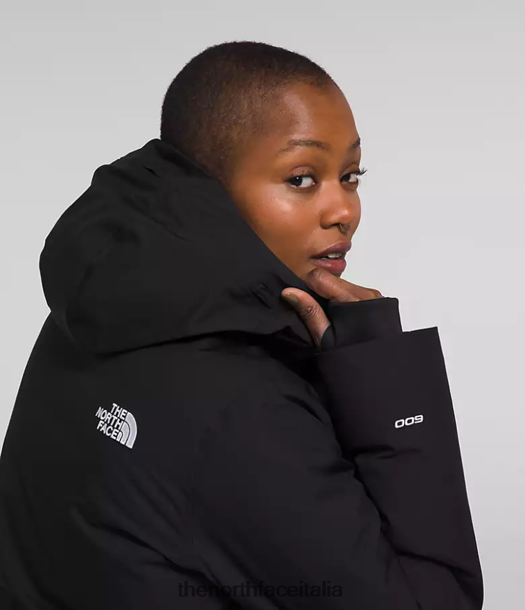 The North Face vestiario 460N8D510 grazie nero donne parka artico