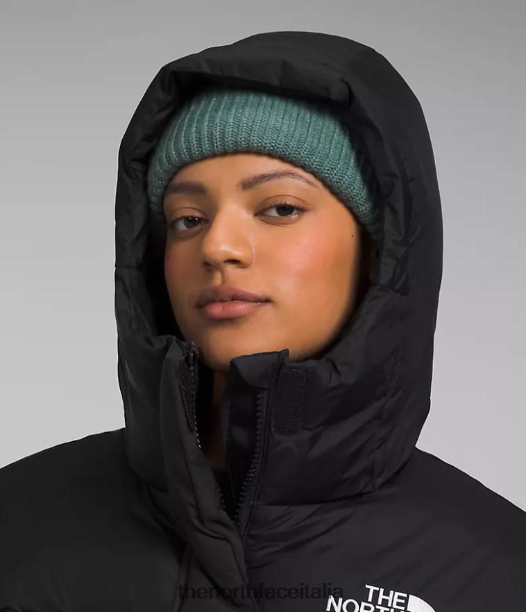 The North Face vestiario 460N8D564 grazie nero donne parka nuptse