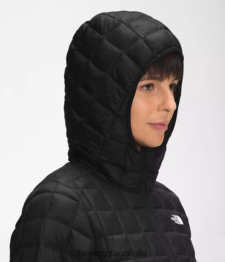 The North Face vestiario 460N8D842 grazie nero donne parka ecologico termoball