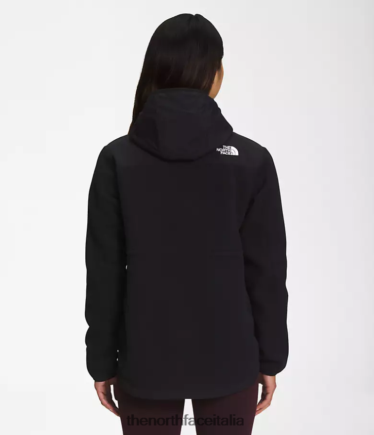 The North Face vestiario 460N8D512 grazie nero donne felpa con cappuccio Denali