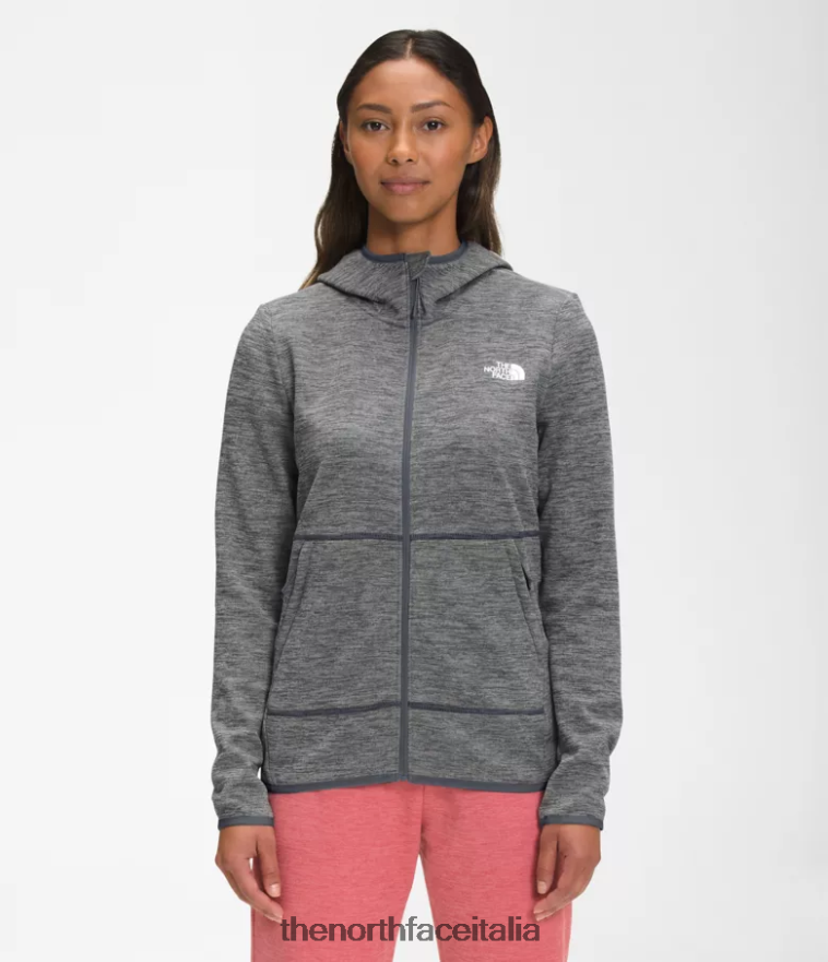 The North Face vestiario 460N8D742 tnf grigio erica medio donne Felpa con cappuccio Canyonlands