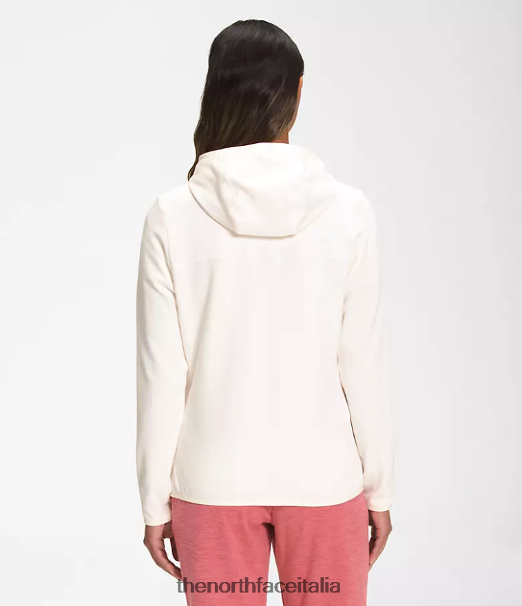 The North Face vestiario 460N8D743 gardenia erica bianca donne Felpa con cappuccio Canyonlands