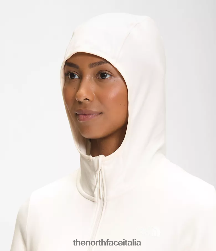 The North Face vestiario 460N8D743 gardenia erica bianca donne Felpa con cappuccio Canyonlands