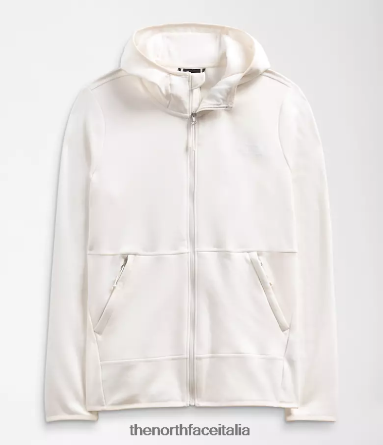 The North Face vestiario 460N8D743 gardenia erica bianca donne Felpa con cappuccio Canyonlands